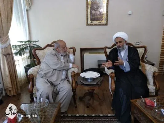 دیدار با استاد حاج شیخ حسین انصاریان